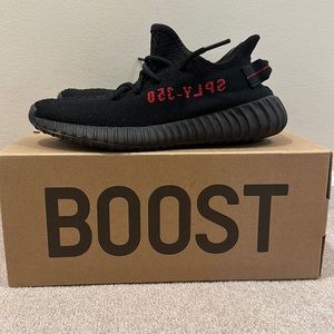 yeezy 350 v2 “bred” size six and a half used